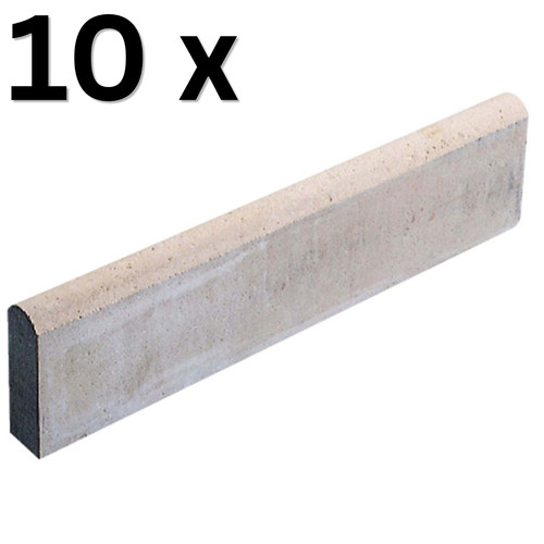 Concrete edging round - concrete,
