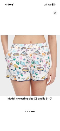 Roller rabbit pajamas - shorts, m