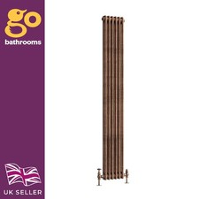 Traditional 2 Column Radiator Copper Central Vertical Radiator 1800 x 290mm