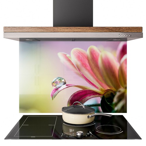 Glass splashback kitchen tile - splashback,