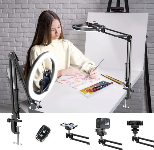Overhead phone mount with - overhead, ring