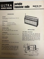 ULTRA 6132 PORTABLE TRANSISTOR
