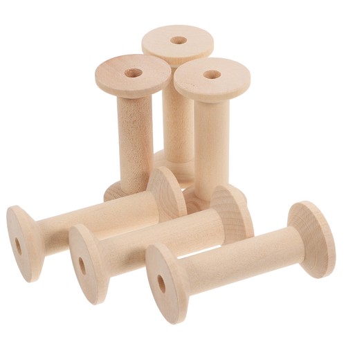 Pcs wooden empty spool - 6,