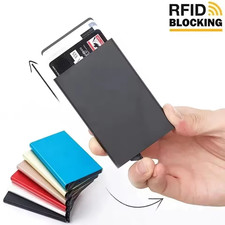 RFID Metal Plastic Card Holder
