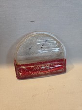  Vintage Lucas TR50 Rear Glass Lens D Lamp Reversing Light Mg Split Lens.