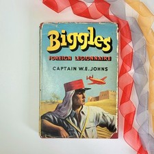 Vintage Classic-Biggles 1st Edition Foreign Legionnaire-1954 Hodder & Stoughton