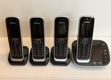Panasonic KX-TGJ424 Digital Cordless Phone Answering System Quad  4 Phones