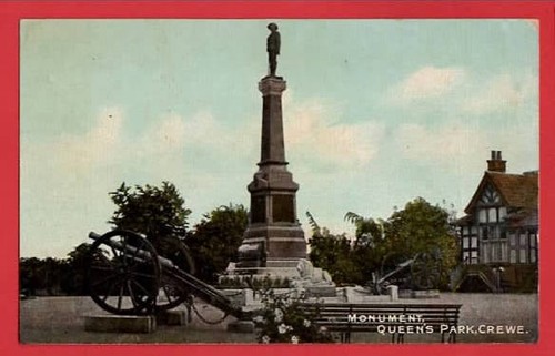 Crewe war memorial and - crewe.,