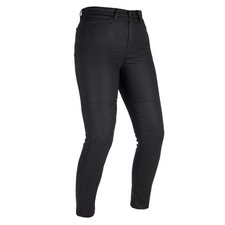 Oxford Approved AA Wax Ladies Motorcycle Jegging 10 Black Std Leg - EX DISPLAY