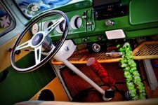 Volkswagen Cassic Camper Van Interior Photograph Picture