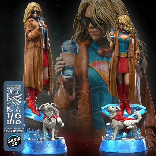 Supergirl model kit - kit, dc