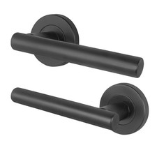 Black door handles bar - door, t