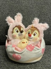 Disney Store Chip And Dale Easter bunny plush  soft toy 