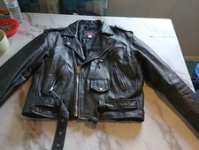 Vintage Style Biker Leather