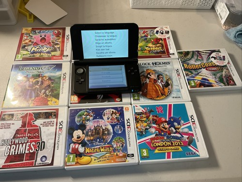 Nintendo 3ds red with - nintendo,