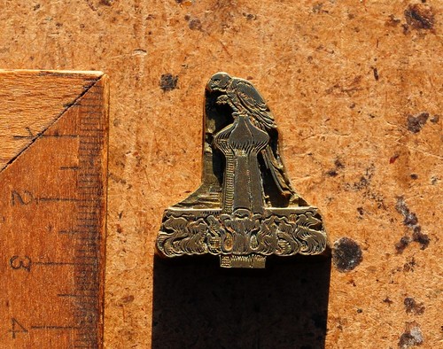 Brass ornament bookbinding - brass,