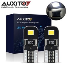 2Pcs T10 W5W SMD White LED