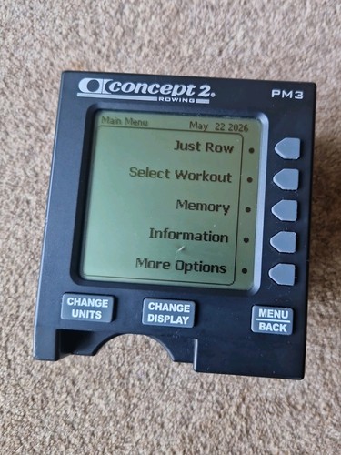 Concept2 pm3 rowing machine - rowing,