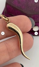 9ct Gold Hollow Horn Of Life