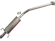 Center silencer exhaust middle