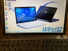 MSI U230 notebook / laptop. AMD Athlon neo cpu mv-40, 1.6GHz 2 gb memory, 150gb