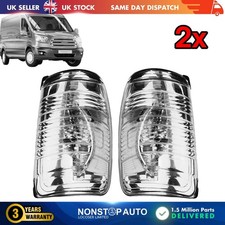 2X Wing Mirror Indicator Lens Light Left & Right For FORD Transit Mk8 2019-On