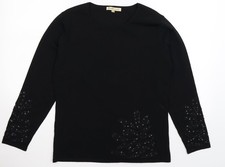 frank saul Womens Black Floral