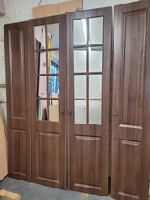 Fitted wardrobes Full height (Walnut colour)
