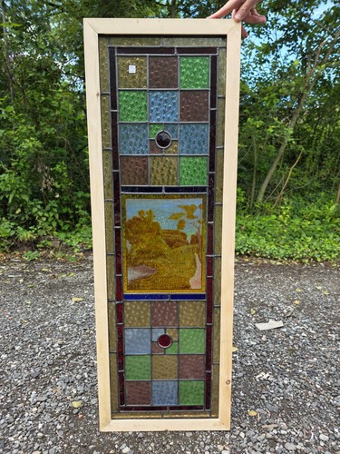 1900 antique leaded glass