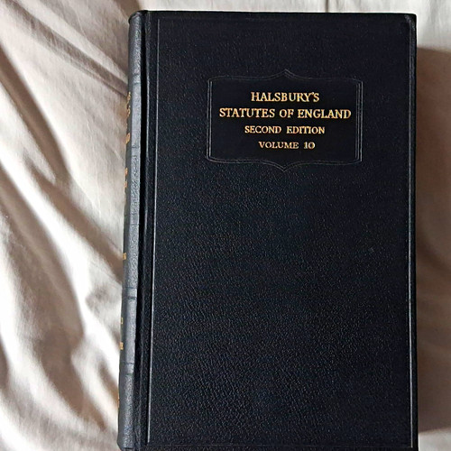 Halsbury statutes england - halsbury's,
