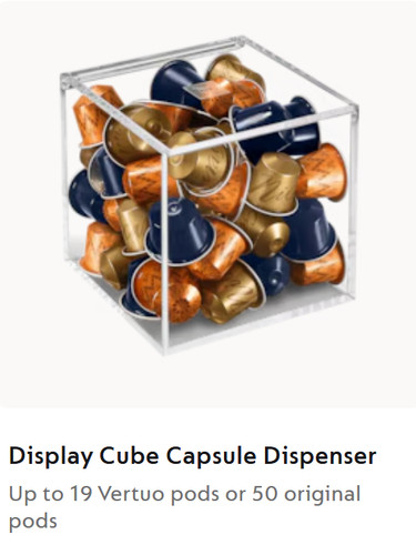 Genuine nespresso display cube - genuine,
