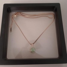 Elegant Jade Rain Drop Pendant