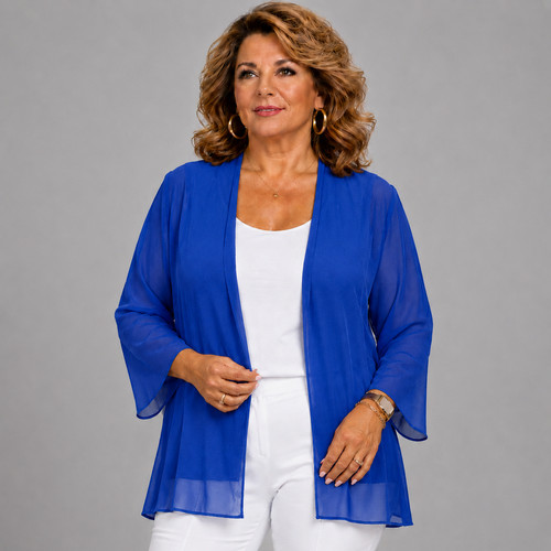 Womens jacket ladies chiffon - ladies,