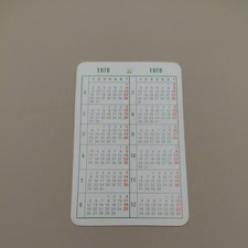   Rolex Calander Cards 1977