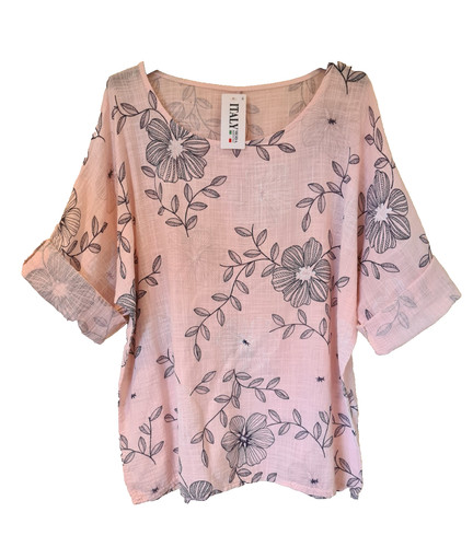 Italian cotton top short - italian,