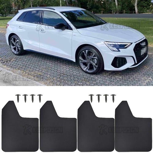 Black 4pcs mudguards splash - 4pcs,