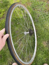 vintage 27 x 1 1/4 Rim Atom Hub Rear Wheel