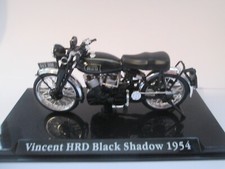 VINCENT HRD BLACK SHADOW 1954  1-24 SCALE ATLAS CLASSIC MOTORBIKES MODEL