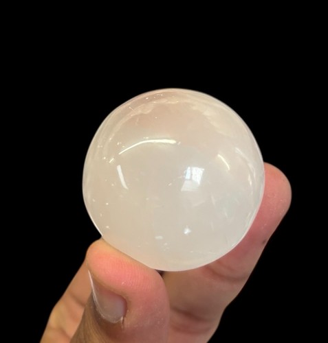 Selenite crystal sphere ball - selenite,