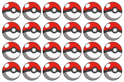 3cm pokemon pokeballs - 48, x