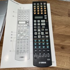GENUINE Yamaha RAV354 Remote Control for DSP-AX861se Amp and instructions.