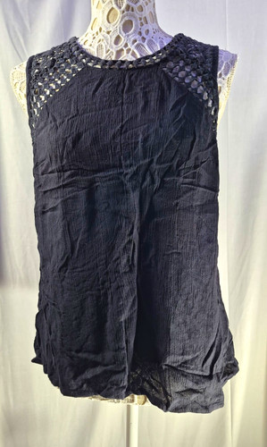 Superdry black crochet lace - black,