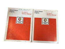 Detroit Diesel In-Line 71 Engines Factory Service Manuals VOL. 1 & 2