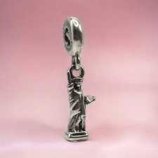 RETIRED Pandora Sterling Silver ♡New York Statue Of Liberty Dangle Charm