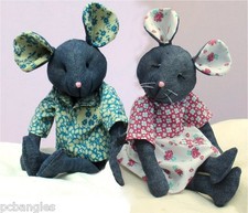 Raggedy Mouse sewing pattern  Perfect recyclers