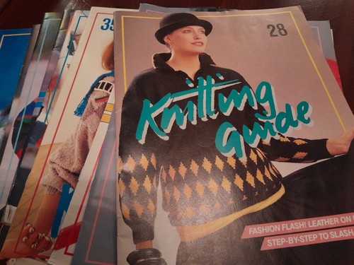 Vintage knitting magazines - vintage,