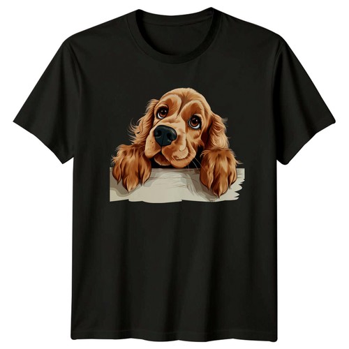 Cute cocker spaniel puppy - spaniel,