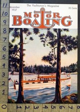 1937 MOTORBOAT CABIN CRUISER