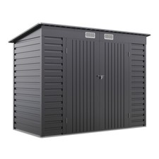 Garden Shed Galvanised Metal