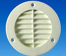 WHITE ROUND VENT 110mm CARAVAN